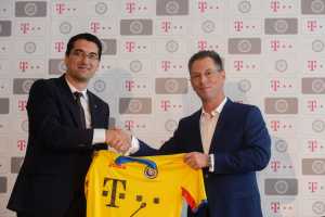 Die Telekom sponsert die Fußballnationalmannschaft