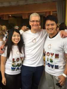 Tim Cook gay parade