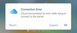 iCloud kraschade