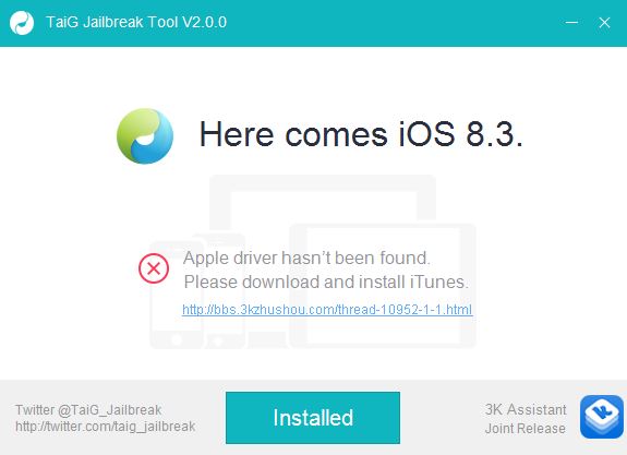 iOS 8.3 jailbreakfout