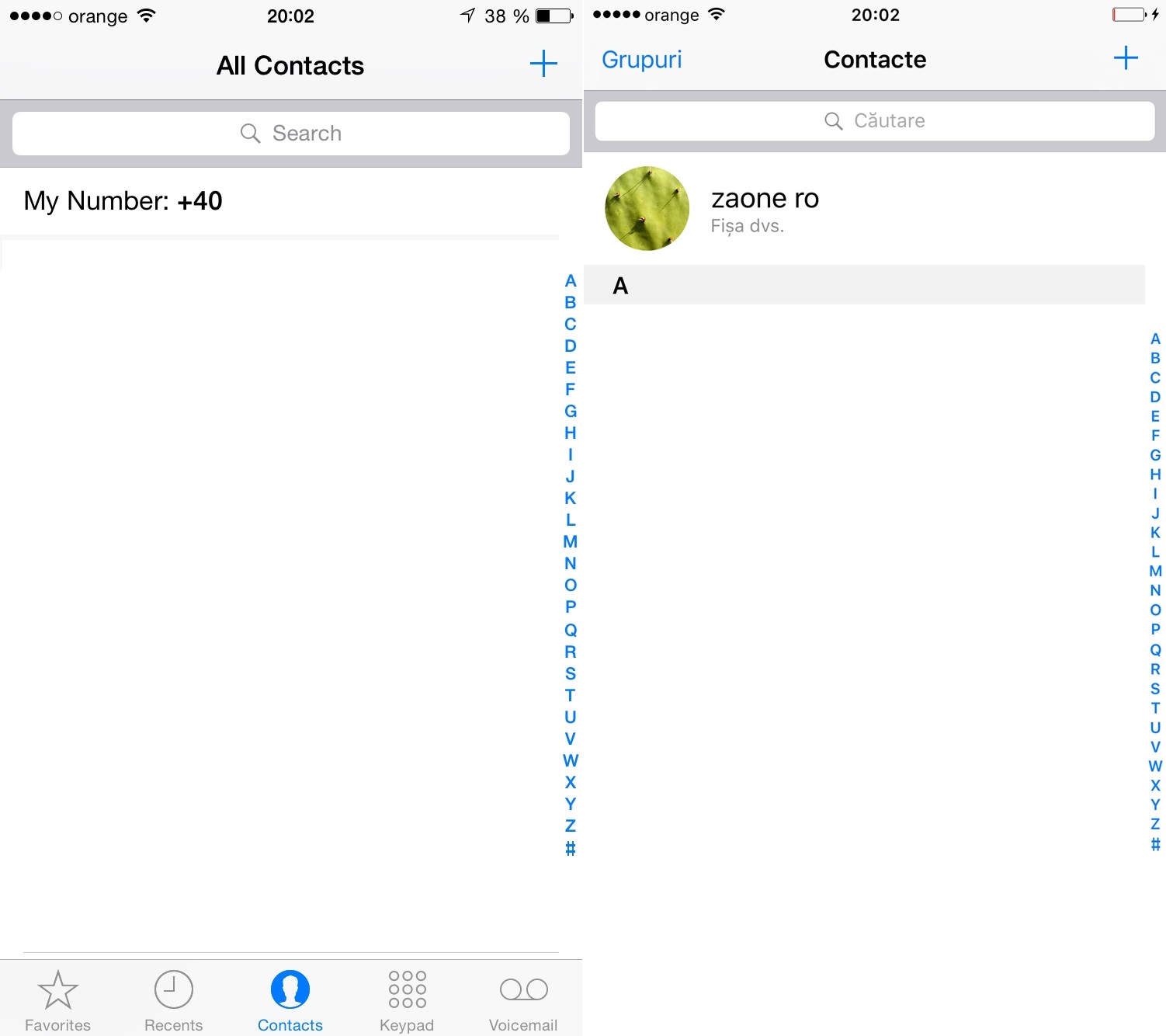 iOS 8.3 vs iOS 9 comparatie 11
