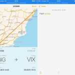 iOS 9 Notes flight information