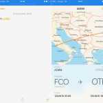 iOS 9 Notes flight information