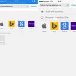 iOS 9 Safari desktop view