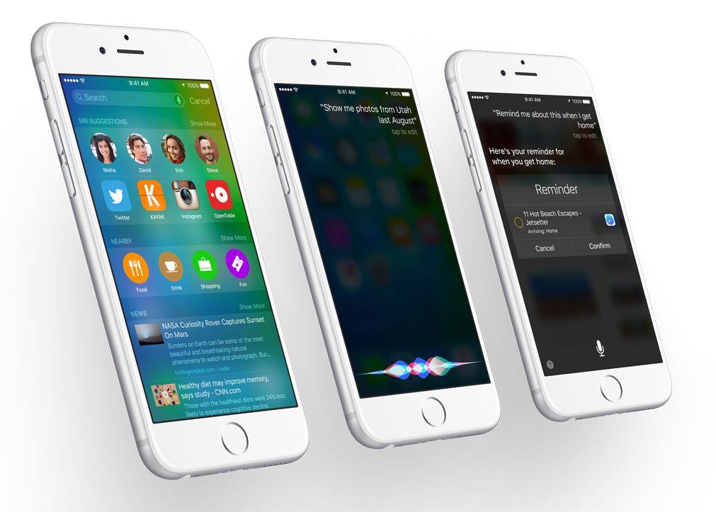 iOS 9 Siri proactivo