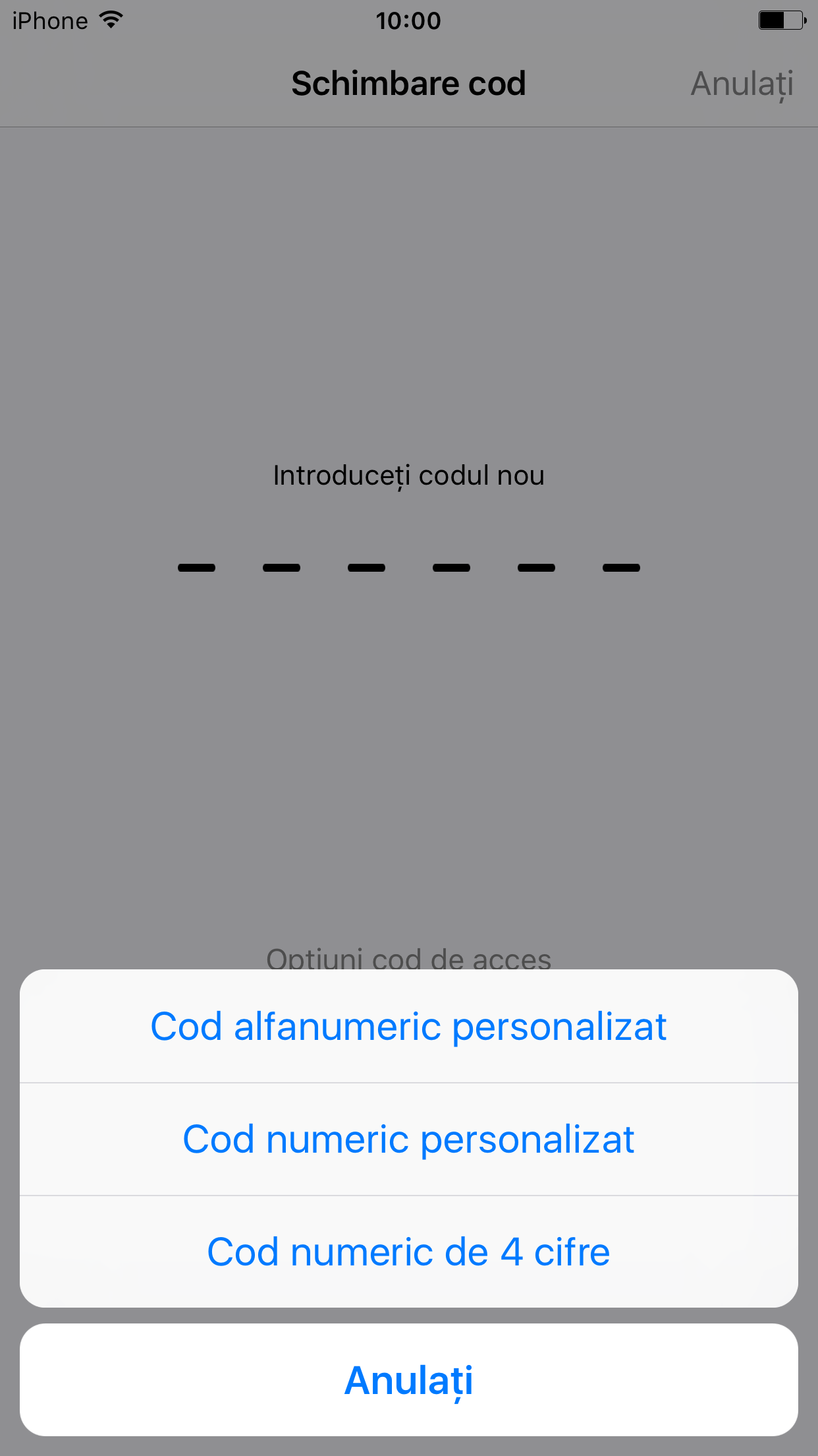 iOS 9 -lukkokoodi 6 numeroa 1