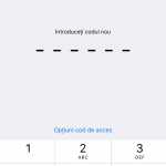 iOS 9 cod de blocare 6 cifre