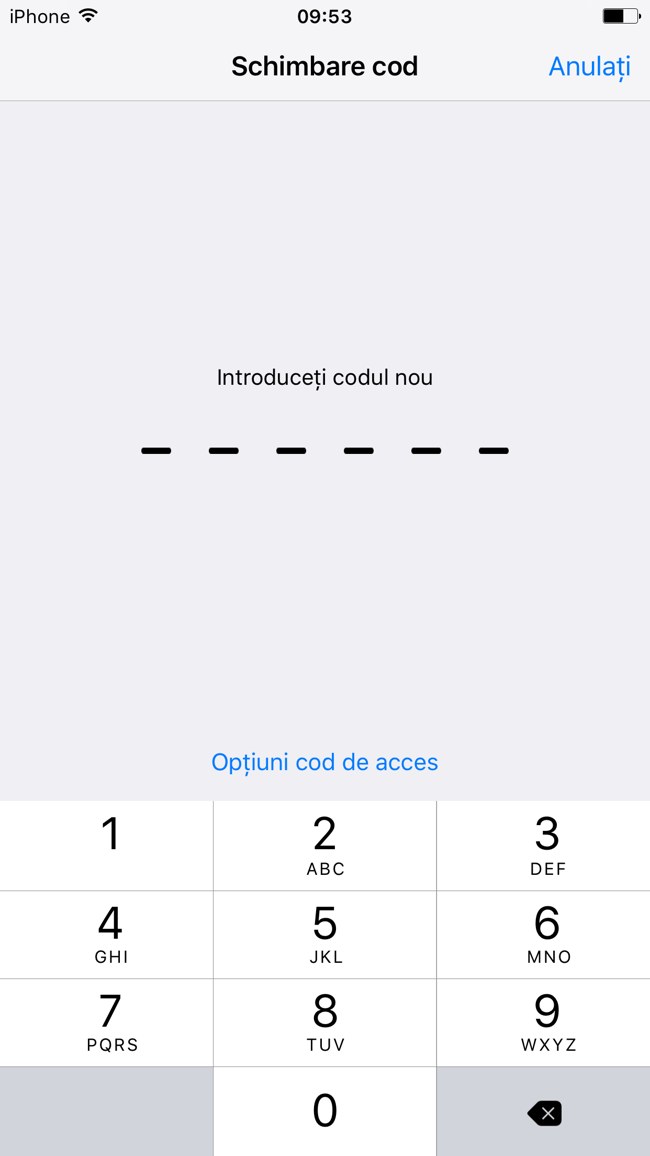 iOS 9 6-stelliger Sperrcode