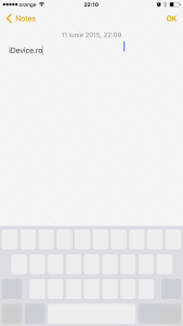 iOS 9 iPhone keyboard touchpad