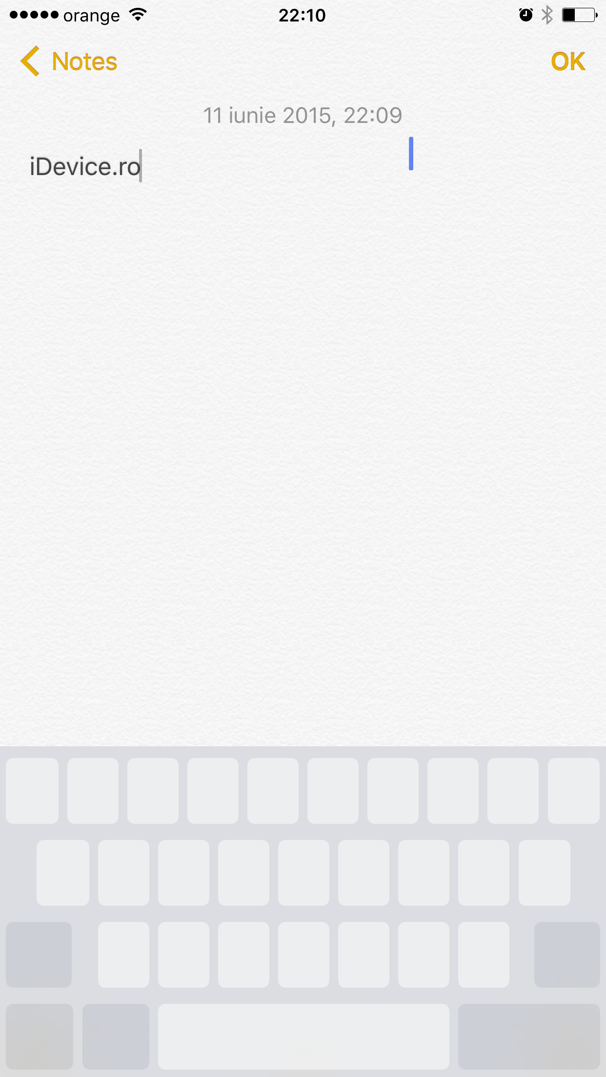 iOS 9 iPhone tastatura touchpad
