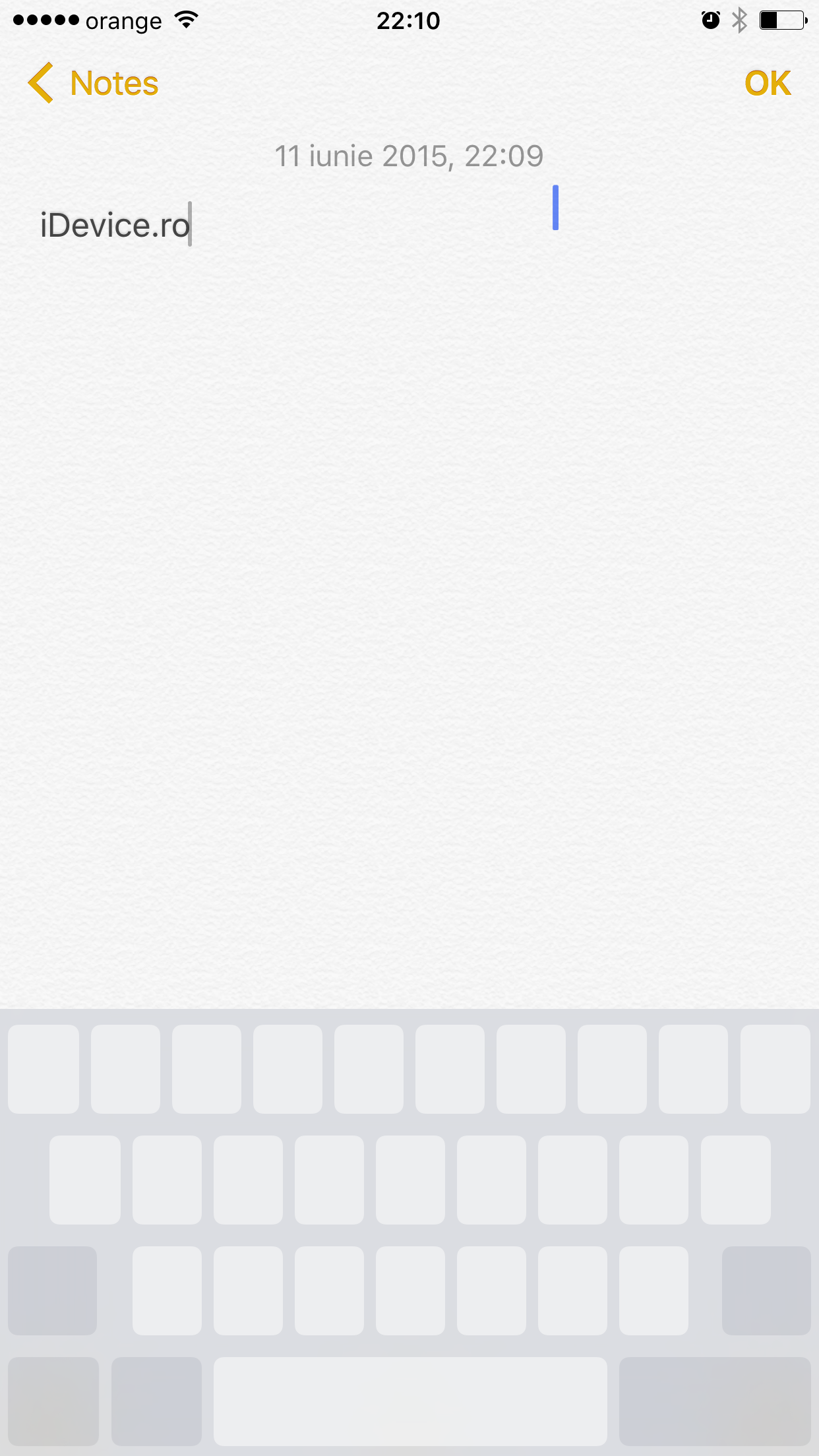 iOS 9 iPhone-toetsenbord-touchpad