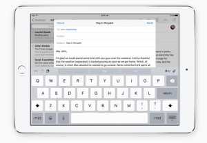 iOS 9-Tastatur
