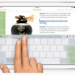 Tastiera touchpad iOS 9