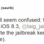 Jag kan inte justera iOS 8.3 jailbreak 1