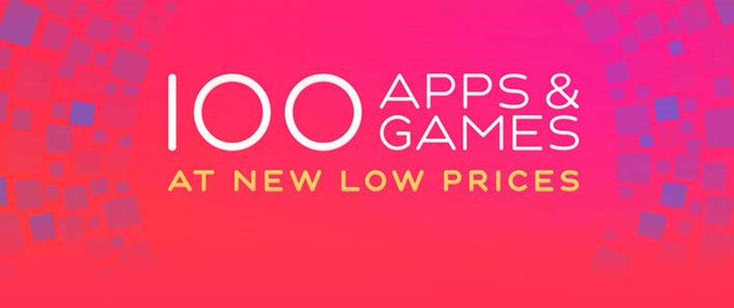 100 jeux et applications à prix réduit