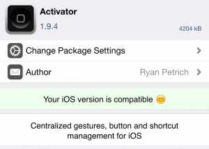 Activator 1.9.4 iOS 8.4