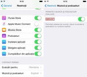 Apple Music ascundere Connect melodii continut explicit