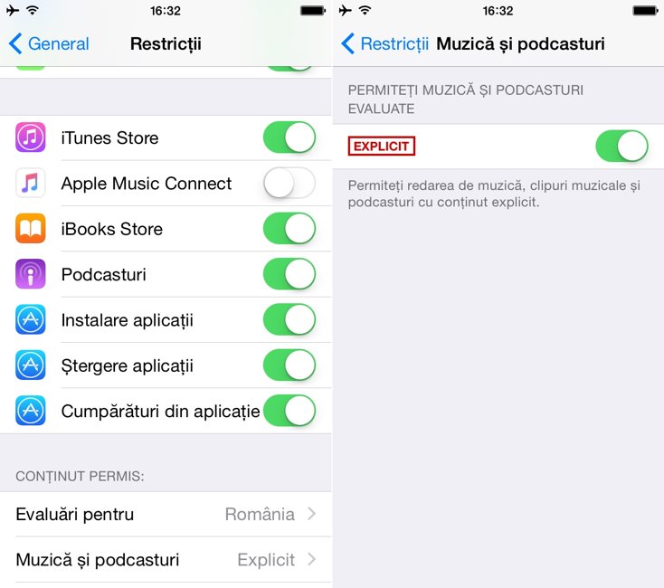 Apple Music ukryj wyraźne treści piosenek Connect