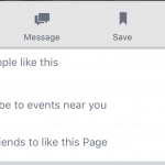 Enregistrement Facebook des événements autour de vous