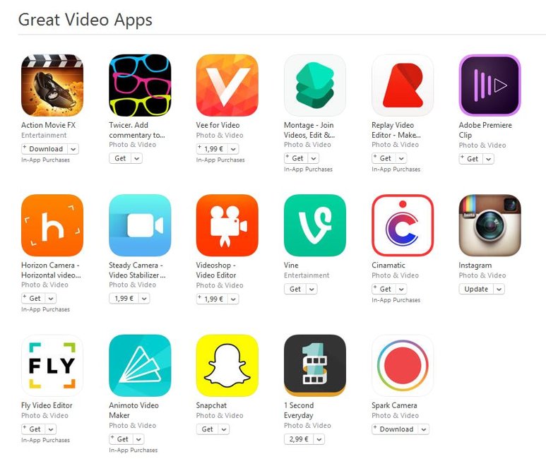 Geweldige video-apps