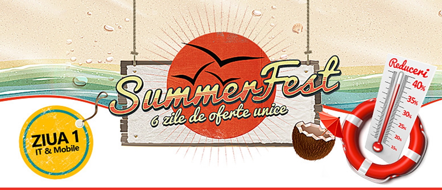 Descuentos del Summer Fest eMAG 45%