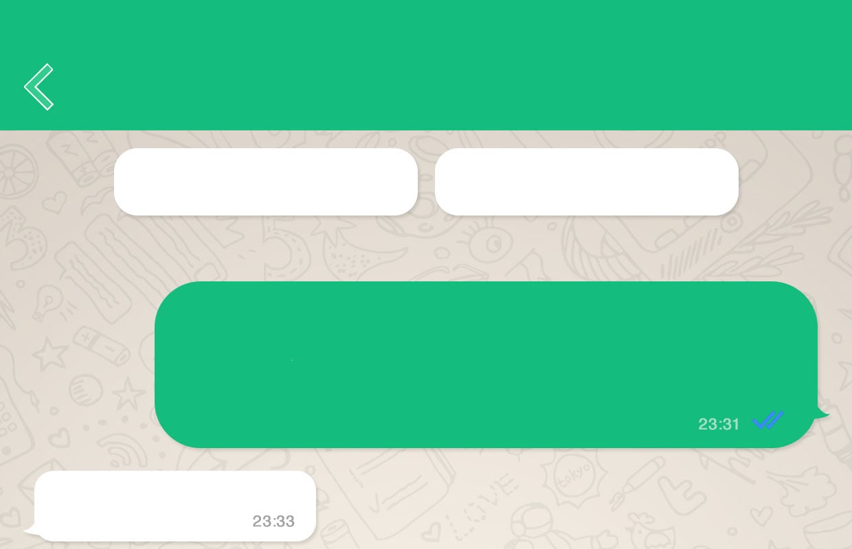 WhatsApp Messenger iOS 9 new interface