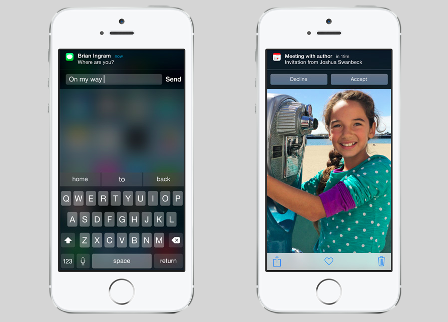 Notifications iOS 8