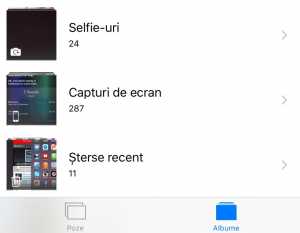 Álbum selfie iOS 9 beta 3