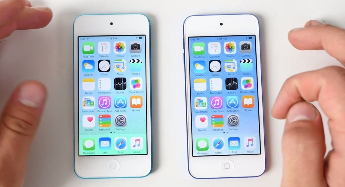 Comparaison des performances de l'iPod Touch 5G et de l'iPod Touch 6G