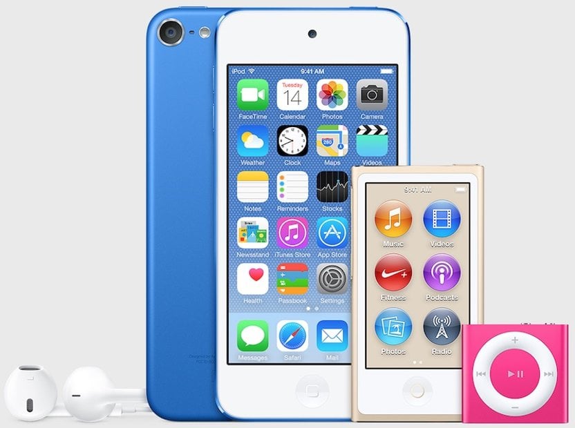 Veröffentlichung des iPod Touch 6G Nano Shuffle