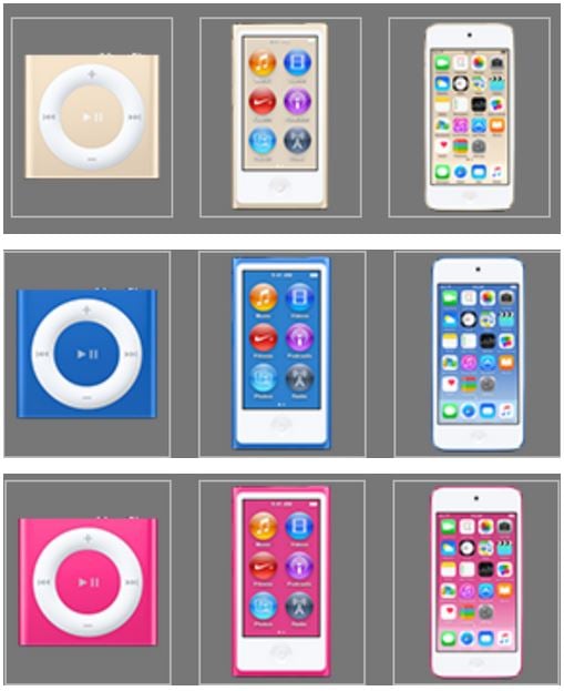 iPod Touch 6G, iPod Nano auriu iTunes 12.2 1