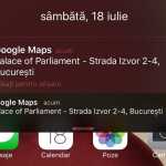 trimitere locatie Google Maps iPhone si iPad notificari