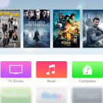Apple TV 4 iOS 9 koncept