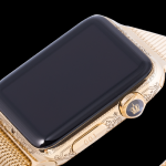 Apple Watch firma dorada pequeño 2