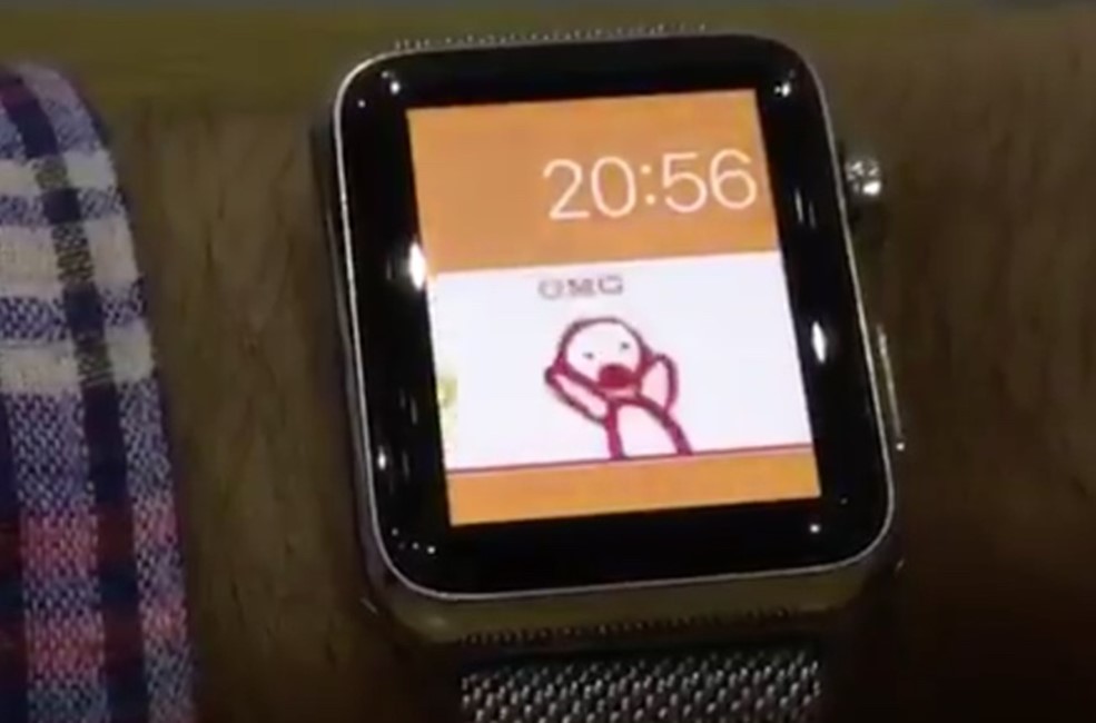Personalisiertes Zifferblatt der Apple Watch