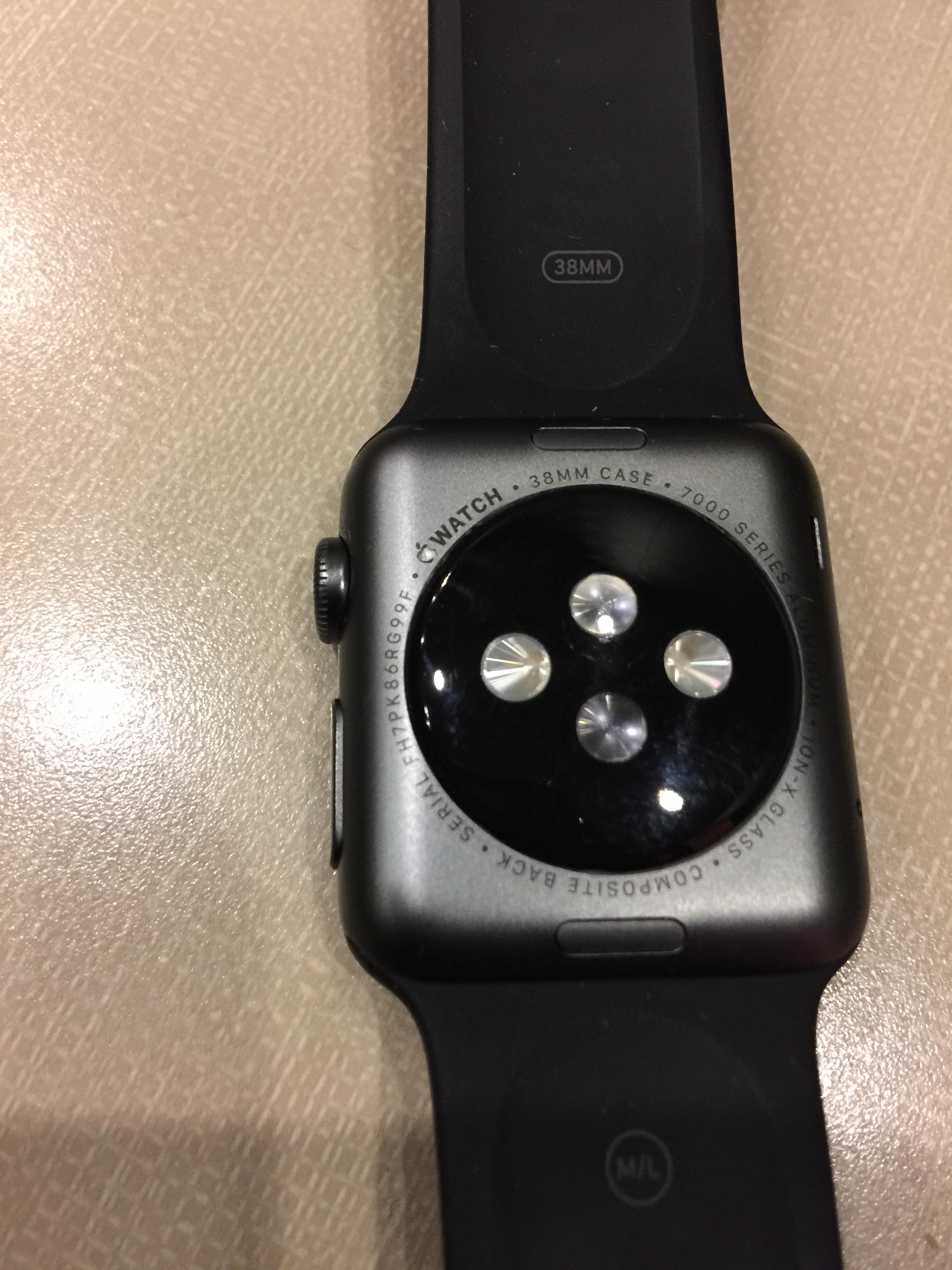 Apple Watch logo peeled off 2