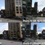 Galaxy Note 5 versus iPhone 6 Plus versus Note 4 versus MiNote cameravergelijking 1