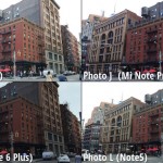 Comparaison des appareils photo Galaxy Note 5, iPhone 6 Plus, Note 4 et MiNote
