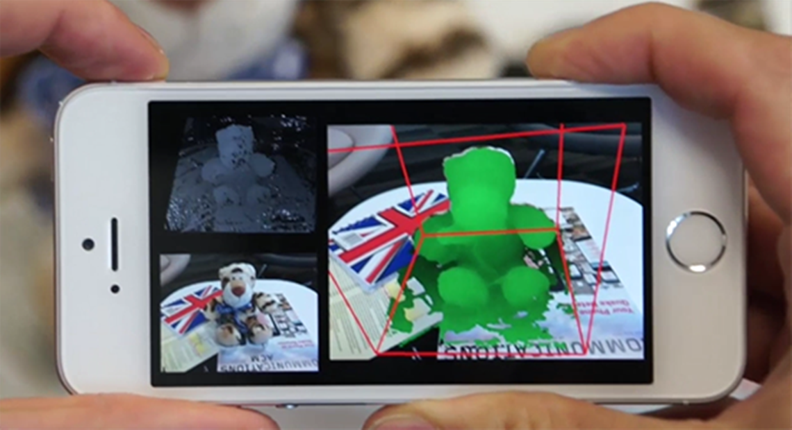 Escáner de iPhone MobileFusion 3D