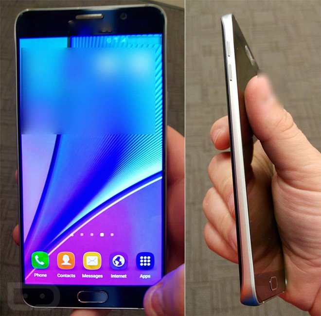 Conception du Samsung Galaxy Note 5