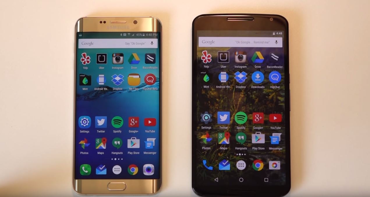 Multitâche Samsung Galaxy S6 Edge + Note 5 désactivé