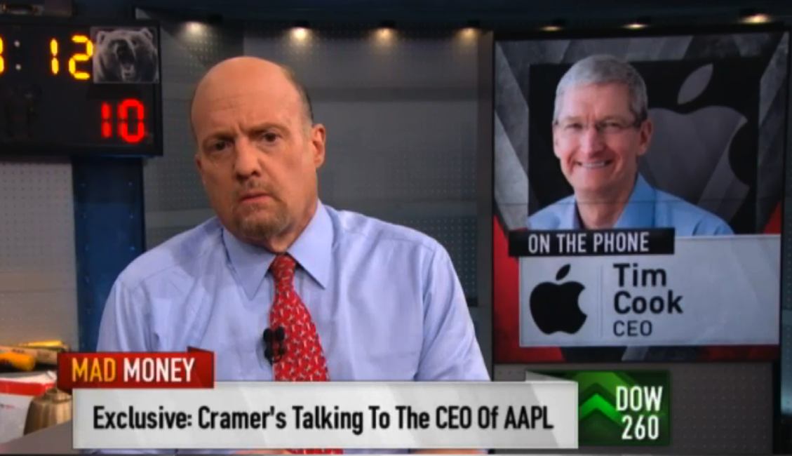 Tim Cook bewertet Apple-Aktien