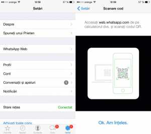 abilitare WhatsApp Web su iPhone WhatsApp Messenger