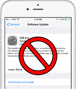 iOS 8.4 semnare oprita