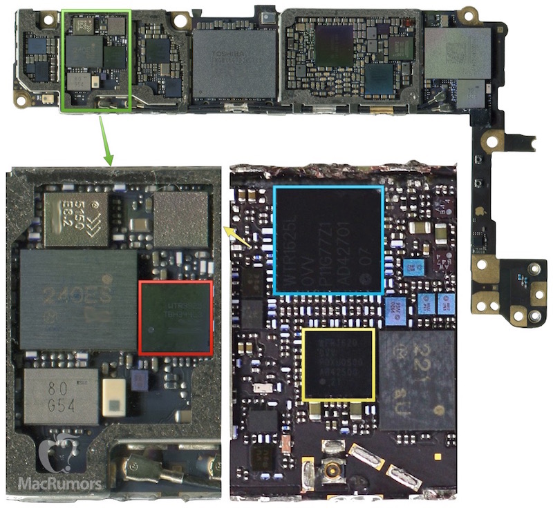 iPhone 6S placa de baza