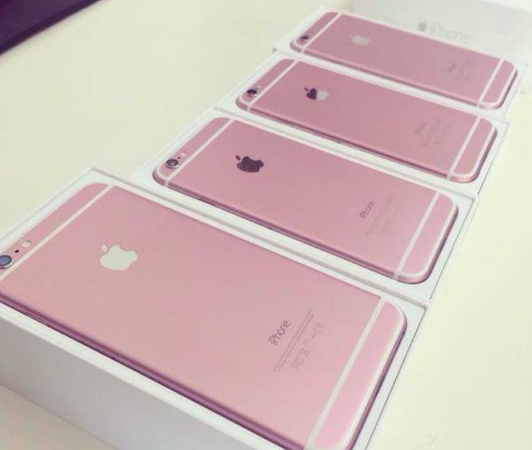 lyserød iPhone 6S lancering