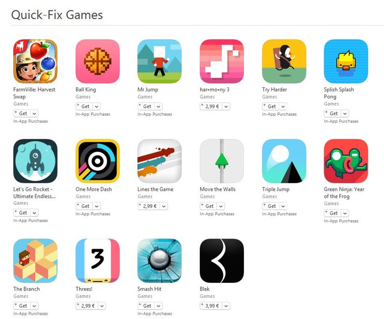 quick-fix games