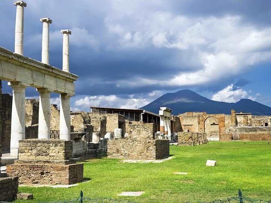 ruinerna av Pompeji
