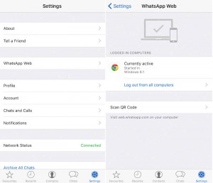 whatsapp webbaktivering iPhone