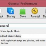 Aktivoi iCloud Music Library PC